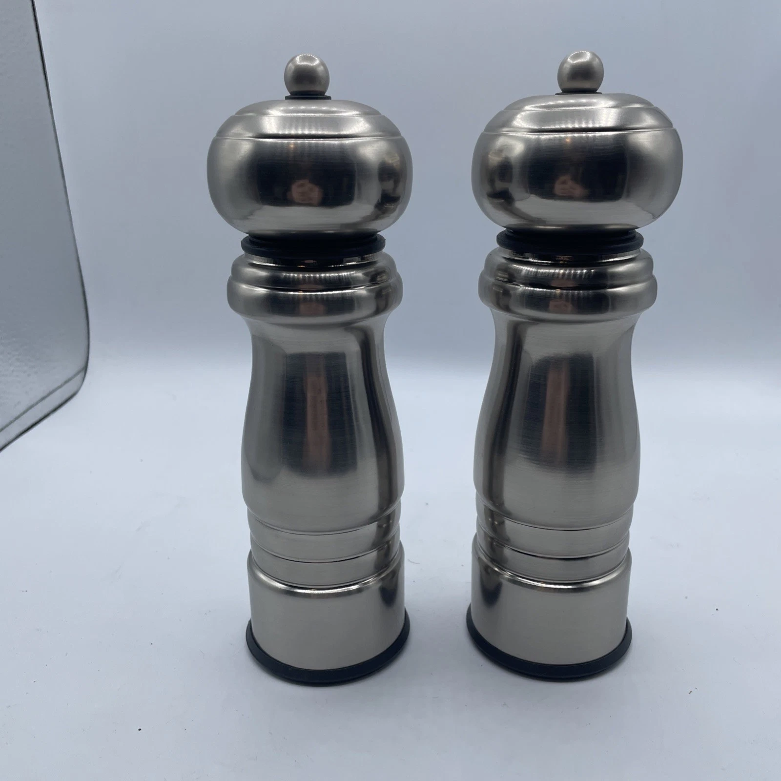 Trudeau Professional 8" Salt & Pepper Mill Grinder Set Stainless Steel
Opens in a new window or tab