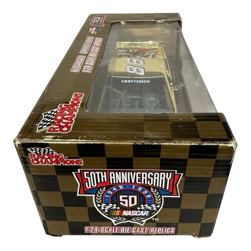 Stacy Compton Royal Crown #86 Race Truck Racing Champions Gold 1/24 Dodge Signed - Picture 2 of 5