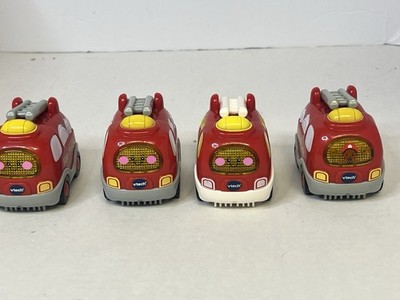 Vtech Go Go Smart Wheels Fire Truck With Lights And Sound Lot Of 4 Tested