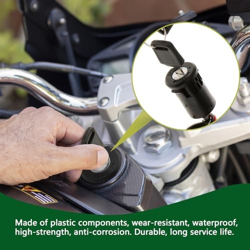 Ignition Key Switch Lock, Key Switch Starter Parts, 4 Wires Ignition Switch 