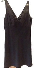 Little Black Dress Dress Elegant Sleeveless V-Neck Evan Picone 8 EUC!