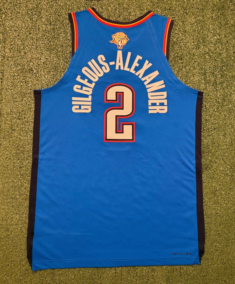 Authentic Shai Gilgeous-Alexander OKC Thunder 2025 Nba Finals Nike
