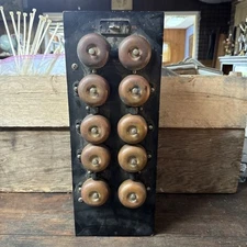 Antique Telephone Phone Operator Switchboard Copper Ringer Bell Relay Box