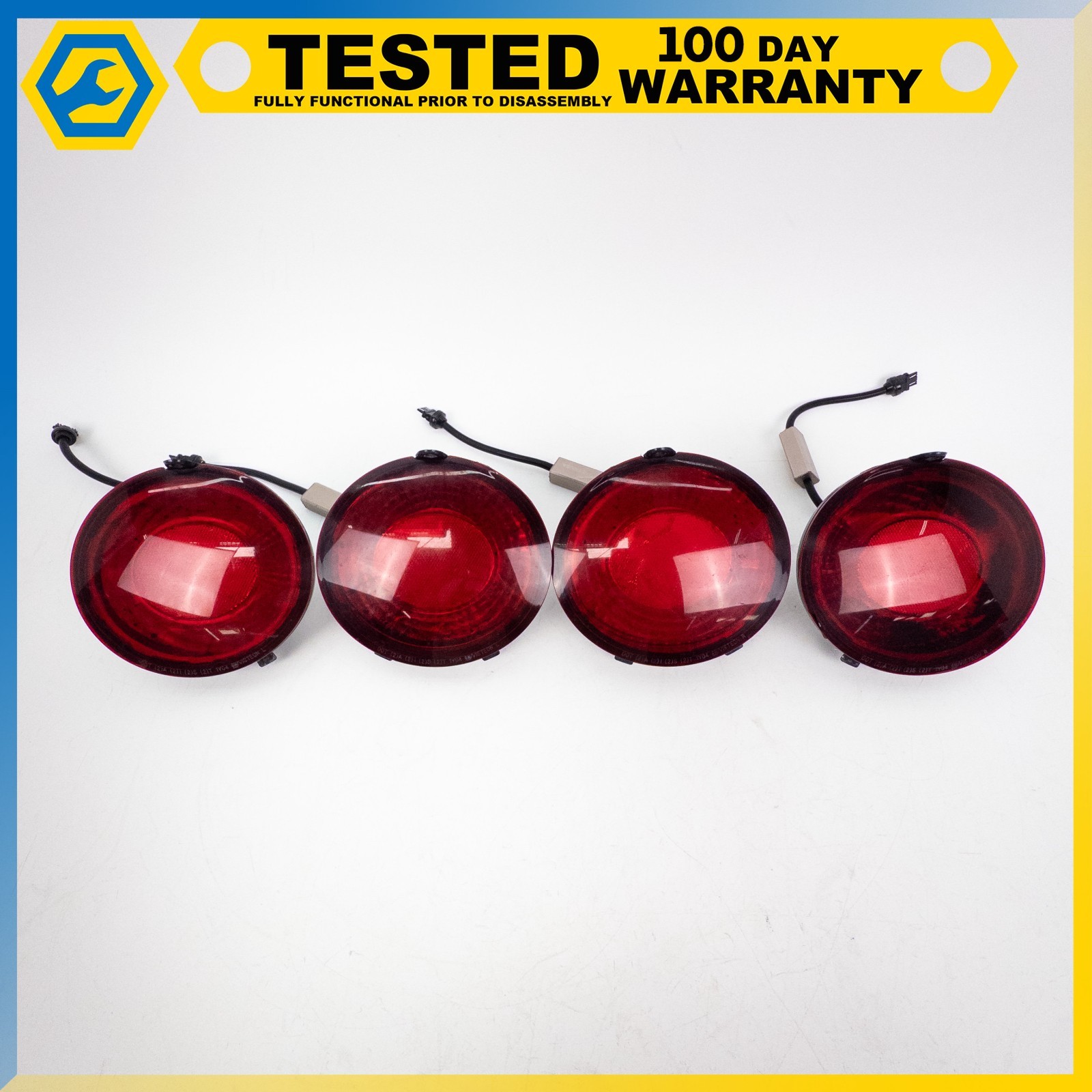 05-13 CHEVROLET CORVETTE C6 REAR LEFT RIGHT INNER OUTER TAIL LIGHT ASSEMBLY OEM