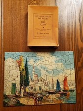 Vintage Art Tuco Picture Puzzle Old Algiers 12"x16" COMPLETE