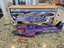 1987 GI Joe Cobra Mamba Complete w  Box Gyro-Viper Helicopter Vintage Hasbro