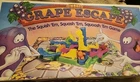 Vintage 1992 Parker Brothers Grape Escape Board Game NO GOOP/Play Doh / Manual