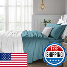 Superior Egyptian Cotton 3 Piece Sheet Set 650 Thread Count Eco-Friendly