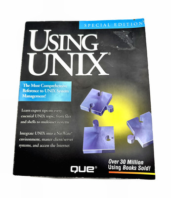 Using UNIX   Special Edition (1994, QUE Publishing)  Ernest C. Ackermann