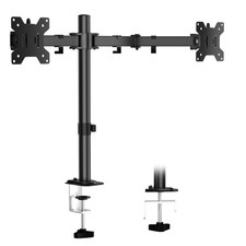ERGOMAKER Dual Monitor Mount for Desk, Monitor Stand Holds 2 Computer Screens...