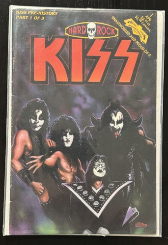 Lote completo de 3 números de cómics KISS Hard Rock de colección cardado y funda - Imagen 2 de 13