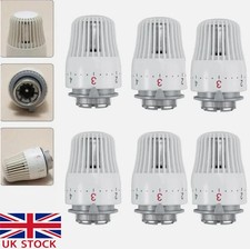 6X Thermostat Head TRV Radiator Thermostatic Heater Control Head Valve Heating