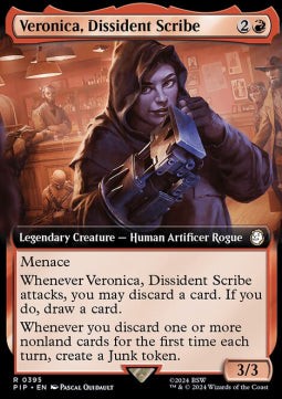 Magic/MTG Veronica, Dissident Scribe (V.1) XPIP-395 Rare Englisch NM