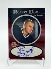 Robert Dome 1997-98 Score Board Rookie RC Auto ( Penguins )
