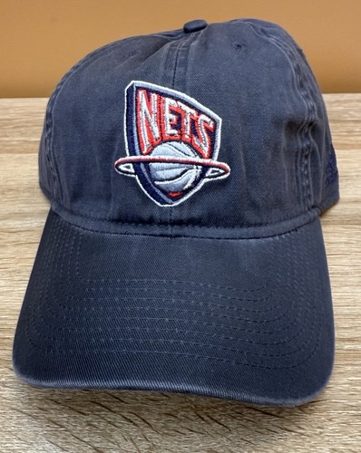 Adidas Brooklyn Nets Hat Cap NJ Adjustable Strap Logo Gray Cotton NBA NWT