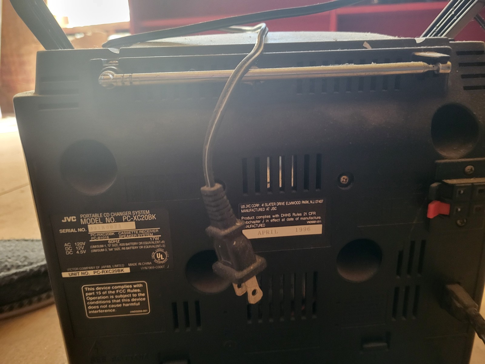 Pc-xc20 With Dual Tape Deck