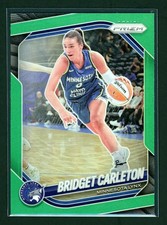2025 Panini Prizm WNBA #88 Bridget Carleton (Lynx) Green Prizm