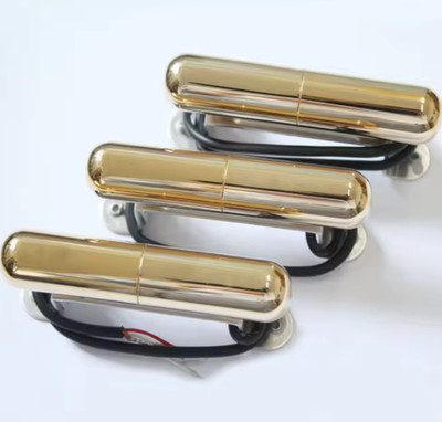 Artec Lipstick Tube Single Coil Guitar Pickup Gold Set-NMB