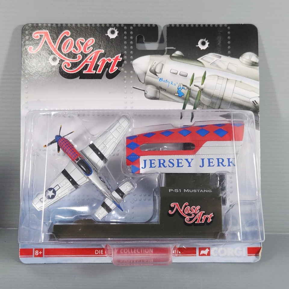 Corgi Nose Art North American P-51 Mustang Jersey Jerk Diecast Collection 2005 - Image 2 of 4