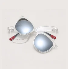Magnetic Polarized Clip On Sunglasses For Men Women Clear Lens Glasses Frames
