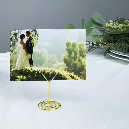 26Pcs Table Number Holders, Elegant Place Card Holders, Picture Holder for Table - Picture 7 of 12