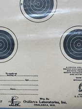 Vintage NRA Paper Targets 50 Foot Junior Rifle Targets Lot Of (12) Unopened