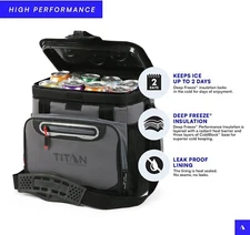 Titan Freeze Zipperless HardBody Cooler – Portable Insulated for Outdoor Use