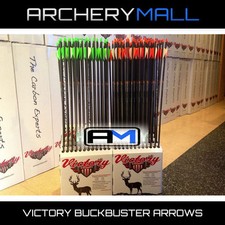12 VICTORY Buck Buster carbon arrows 350 or 4...