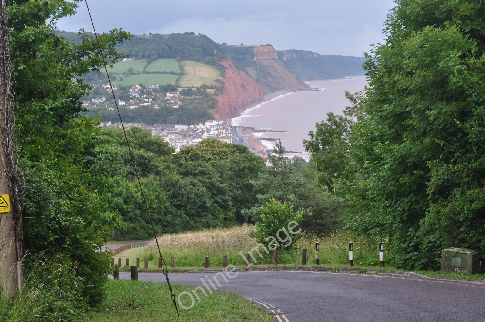 Photo 12x8 Sidmouth Peak Hill Road & Scenery From the road looking
