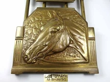 L. Ostermayr Nuremberg Art Nouveau Bookends Horse about 1910