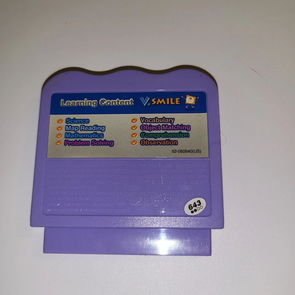 Vtech V.Smile Pocket SUPERMAN The Greatest Hero Game Cartridge Vsmile - Image 2 of 2