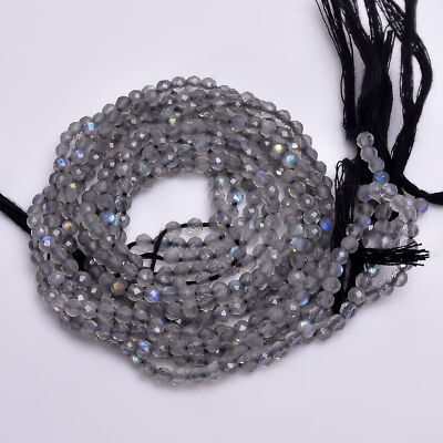 Perline Di Pietra Preziosa Naturale Sfaccettata Di Labradorite - Foto 2
