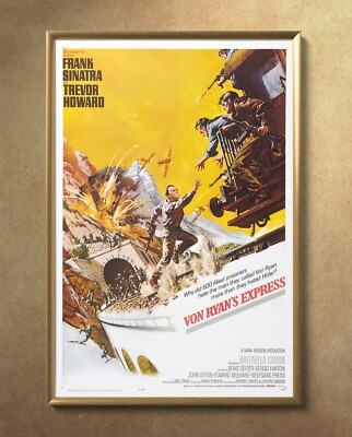 Von Ryan s Express 1965 Movie Poster 24''x36'' Glossy Unframed 6537