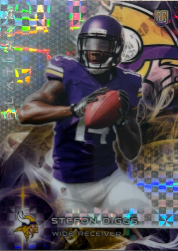 2015 Topps Platinum #141 Stefon Diggs Rookie XFractors ROOKIE CARD