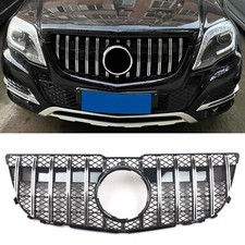 1x Für Mercedes GLK X204 Kühlergrill Sport Optik Schwarz Glanz Chrom 2013-2015