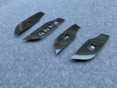 For Toyota Rav4 Accessories Carbon Fiber Window Switch Button Right Hand Driving - Picture 5 of 5