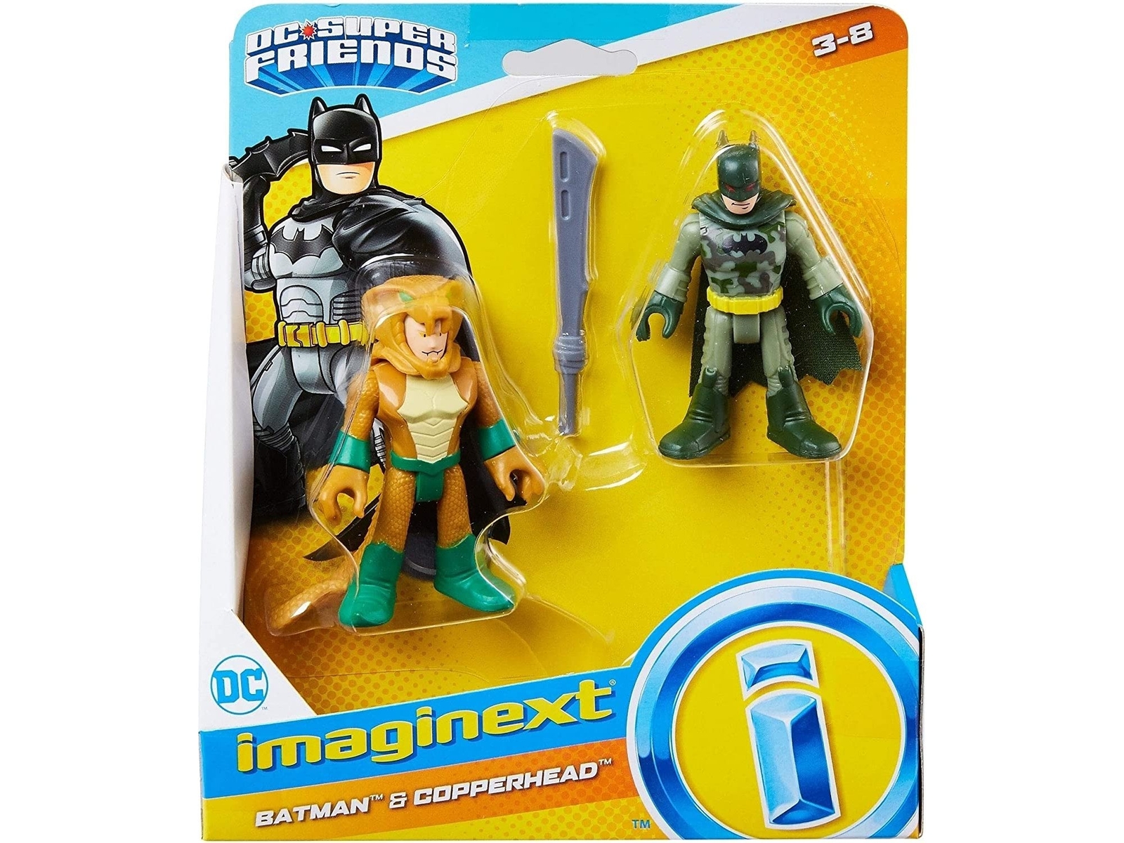 Imaginext DC Super Friends Batman & Copperhead Figures