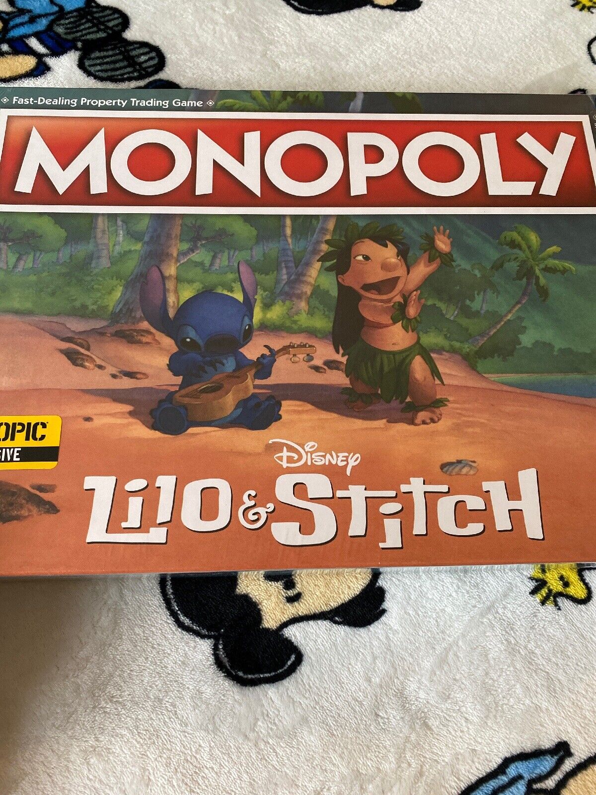 MONOPOLY: Disney Lilo & Stitch Board Game SEALED UNOPENED FREE SHIPPING