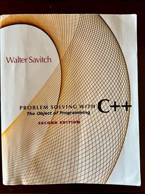 Problem Solving With C++ : The Object of Programming by Walter Savitch (1998,...