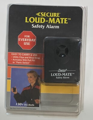 Loud-Mate Self Defense Personal Safety Alarm By Secure Original Sealed NEW 