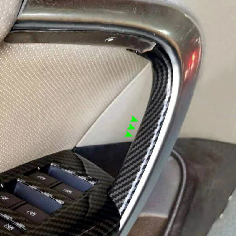 Carbon Fiber Texture Door Handle Panel Cover Frame Trim For Buick Regal 09-2015 - Image 2 of 4