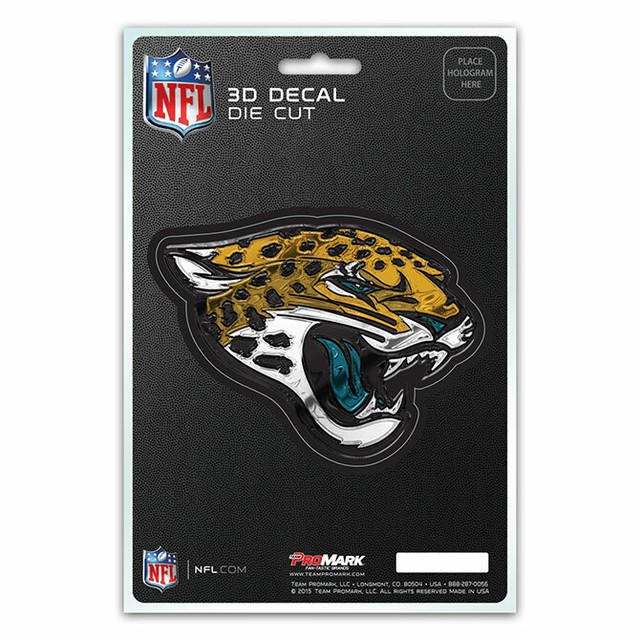 Jacksonville Jaguars NFL Vinyl 3D Logo Decal Sticker Car Auto Truck eBay