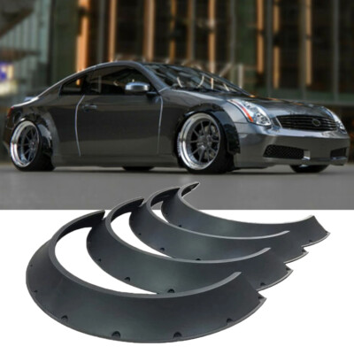 Car Fender Flares Flexible Wide Wheel Arches For Infiniti G35 G37 Coupe Sedan