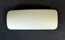 Anne Klein White Clamshell Glasses Hard Shell Case