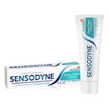 Sensodyne Deep Clean Toothpaste for Sensitive Teeth  Advanced Cleaning 2 PACK