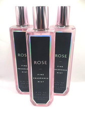 BATH AND BODY WORKS ROSE BODY MIST 8.0 FL OZ LIMITED EDITION SET OF 3 