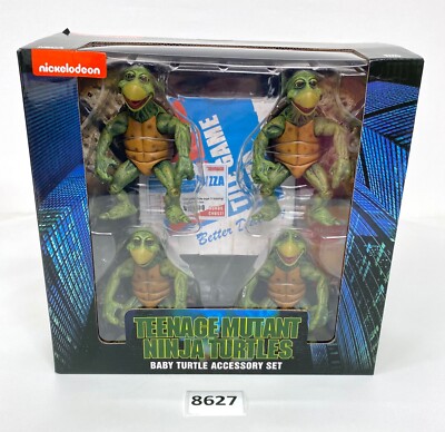 NECA Teenage Mutant Ninja Turtles Baby Turtles Actionfiguren – 4er Set Im 1/4 Maßstab