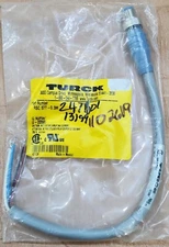 TURCK RSC-577-0.3M NETWORK STATION CORDSET W/STRAIGHT MALE END, New