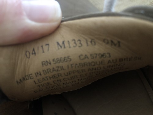 Nordstrom 1901 mens 9 Suede Oxford SHOES Brazil - 第 9/9 張圖片