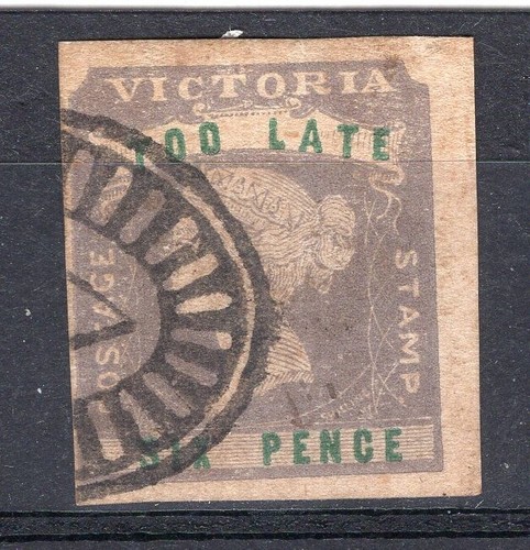 BRITISH VICTORIA, SC # L 1, USED, LATE FEE STAMP, VF